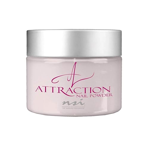 NSI 'Attraction', acrylic nail powder, peach blush, opaque