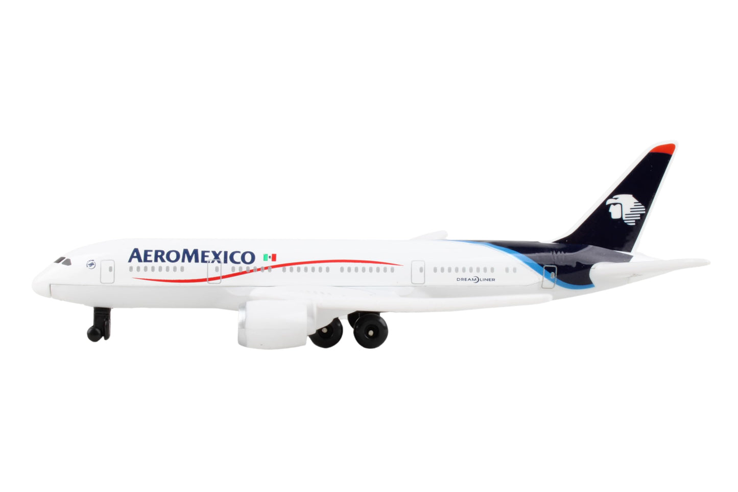 Daron Aeromexico Single Plane, White and Block