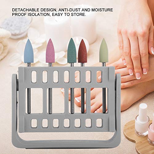Rotekt 16Holes Manicure Drill Bits Holder Container Display Case Nail Grinding Head Storage Box(01) Beauty & Personal Care Rotekt