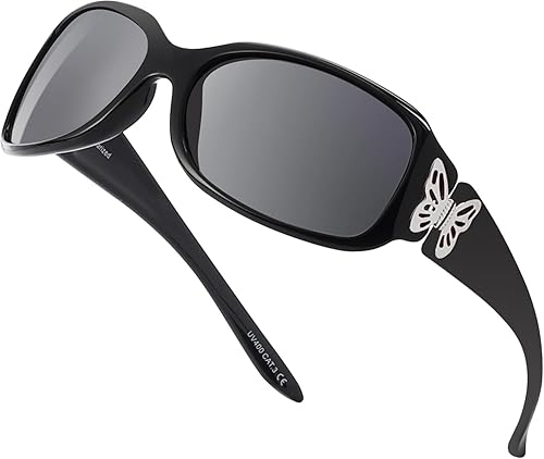 Hornz Polarized Sunglasses for Women - Premium Trendy Butterfly Sunglasses - HZ Series Mariposa Designer Fashion Sunglasses