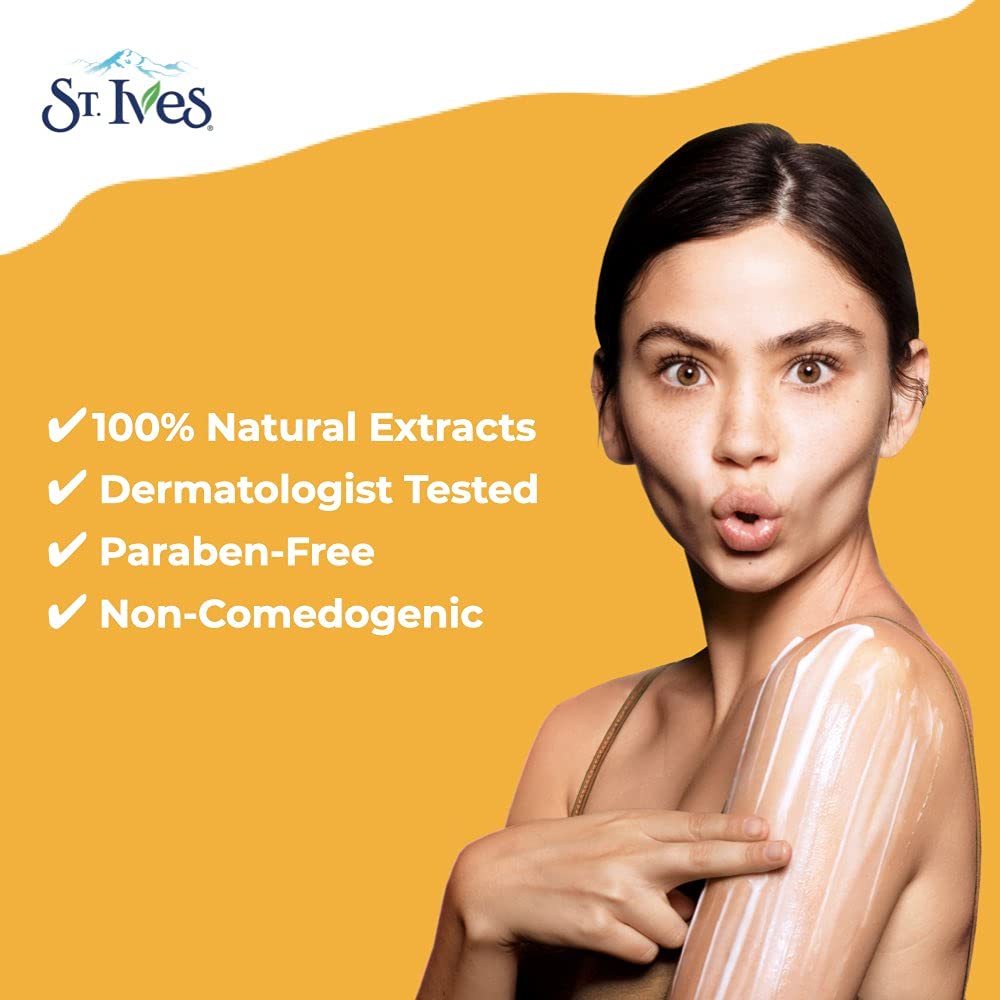 St Ives Body Lotion, Renewing Collagen & Elastin, 100% Natural Extracts for Healthy Skin, Paraben Free & Dermatologically Tested, 621 ml