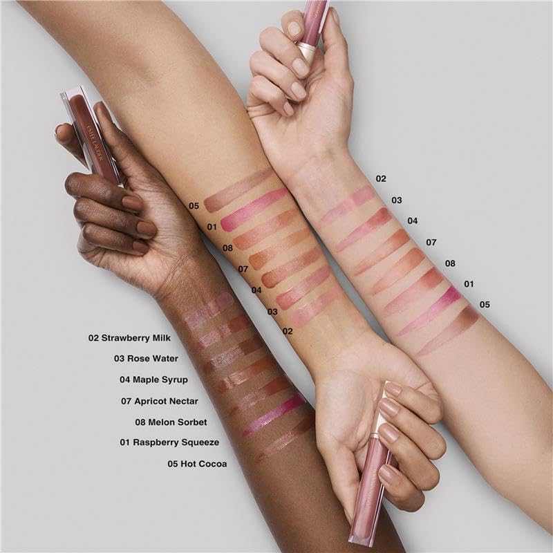 Estée Lauder Glossy Pout Lip Oil | Plumping & Moisturizing with a Sheer Tint | Includes Hyaluronic Acid + Vitamin E, 04 Maple Syrup