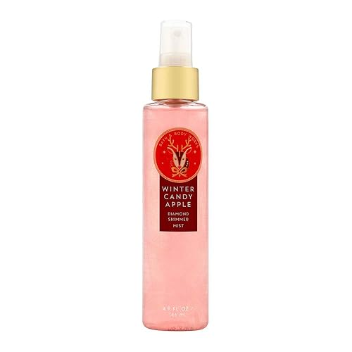 Bath & Body Works Winter Candy Apple Diamond Shimmer Mist, 4.9 Ounce