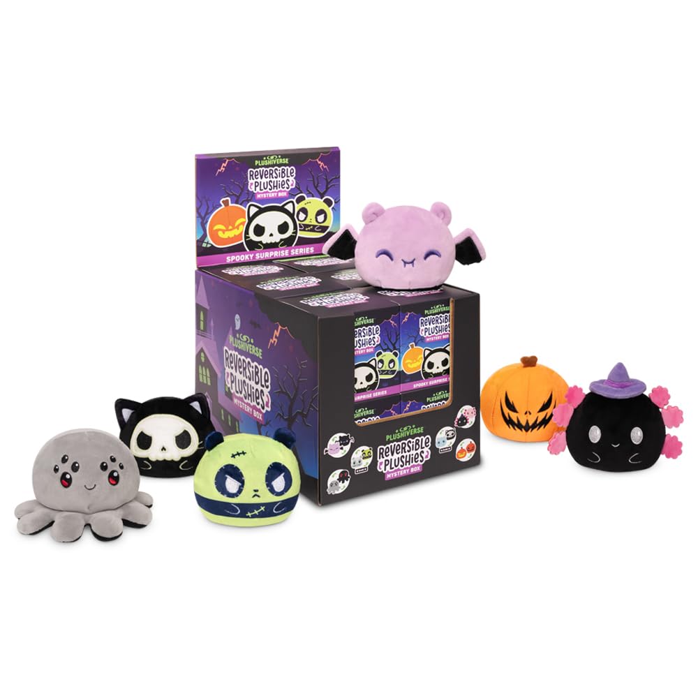 Teeturtle 3" Reversible Mystery Box Plushie - Halloween - Surprise Soft Cute Stuffed Animal Blind Box