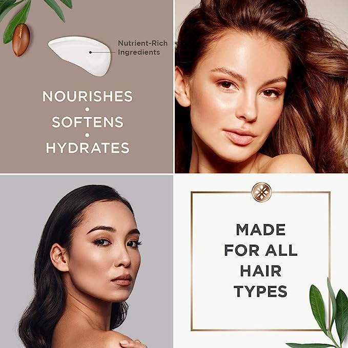 ARGAN MAGIC Hair Care Essentials Trio - Shine Boosting Shampoo | Moisturizing Conditioner | 10 in 1 Leave in Spray | Restores Shine & Elasticity |