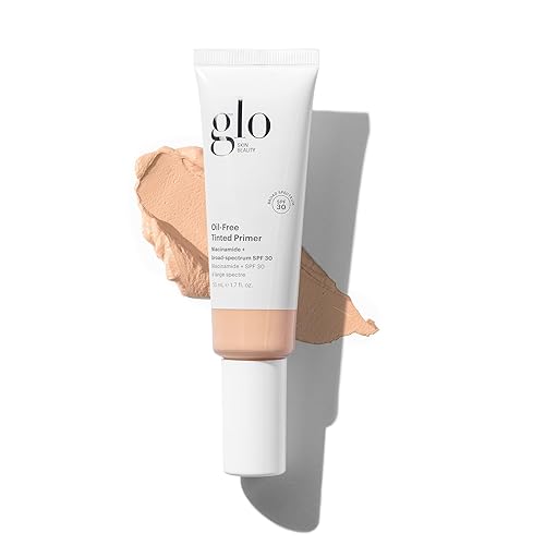 Glo Skin Beauty Oil-Free Tinted Primer SPF 30, (Light) 1.7 oz - Mineral Makeup for Face, 4-in-1 Foundation Primer, Sheer Coverage, Skincare
