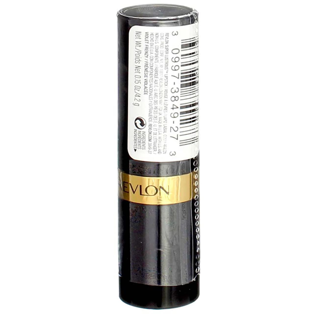 Revlon Super Lustrous Lipstick, Violet Frenzy 0.15 oz (Pack of 2)