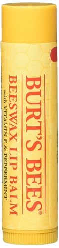 Burt's Bees Beeswax Lip Balm with Vitamin E & Peppermint 0.15 oz (Pack of 10)