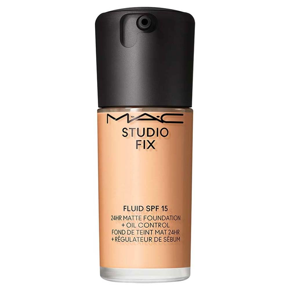 MAC Studio Fix Fluid SPF 15 24HR Matte Foundation + Oil Control, NC18, 1 Ounce
