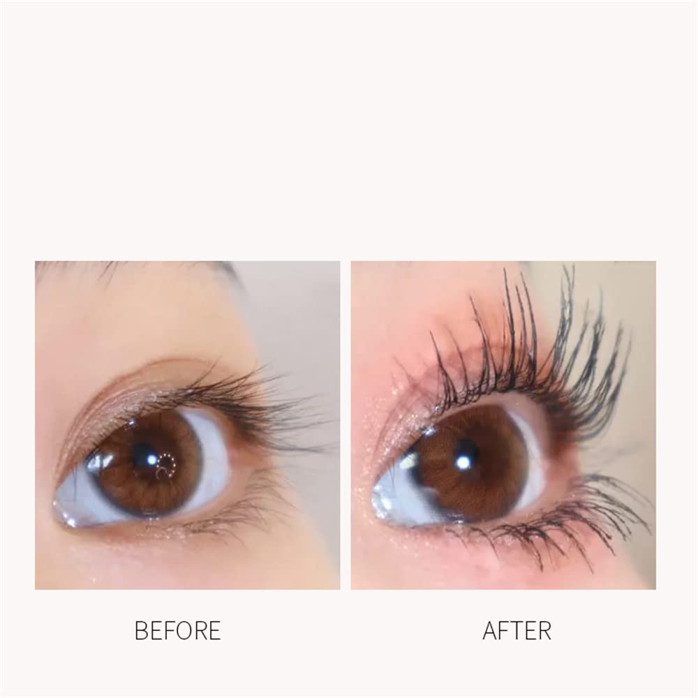 Embossed housing Mascara, Longer Waterproof Lash Cosmetics Natural Lengthening and Thickening Effect No Clumping 4d Silk Fiber For Vibely Mascarawith