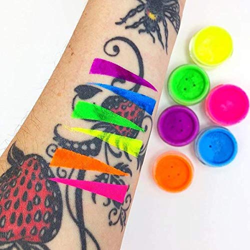 UV Neon Makeup - Fluorescent Orange