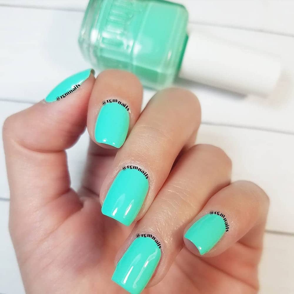 duri Nail Polish, 112S Pie In The Sky, Pastel Mint Green