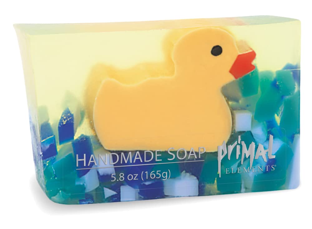 Primal Elements Bar Soap in Shrinkwrap, Rubber Duck, 5.8 Ounce
