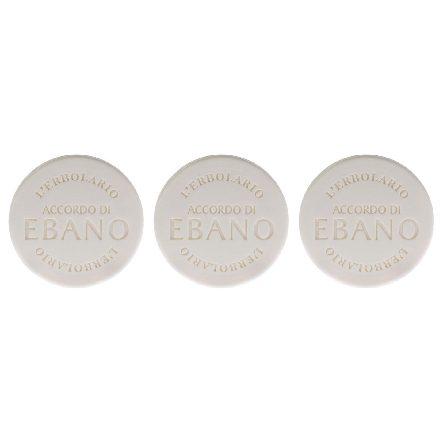Soap - Notes of Ebony - Pack of 3 by LErbolario for Unisex - 3.5 oz Soap Beauty & Personal Care L'Erbolario