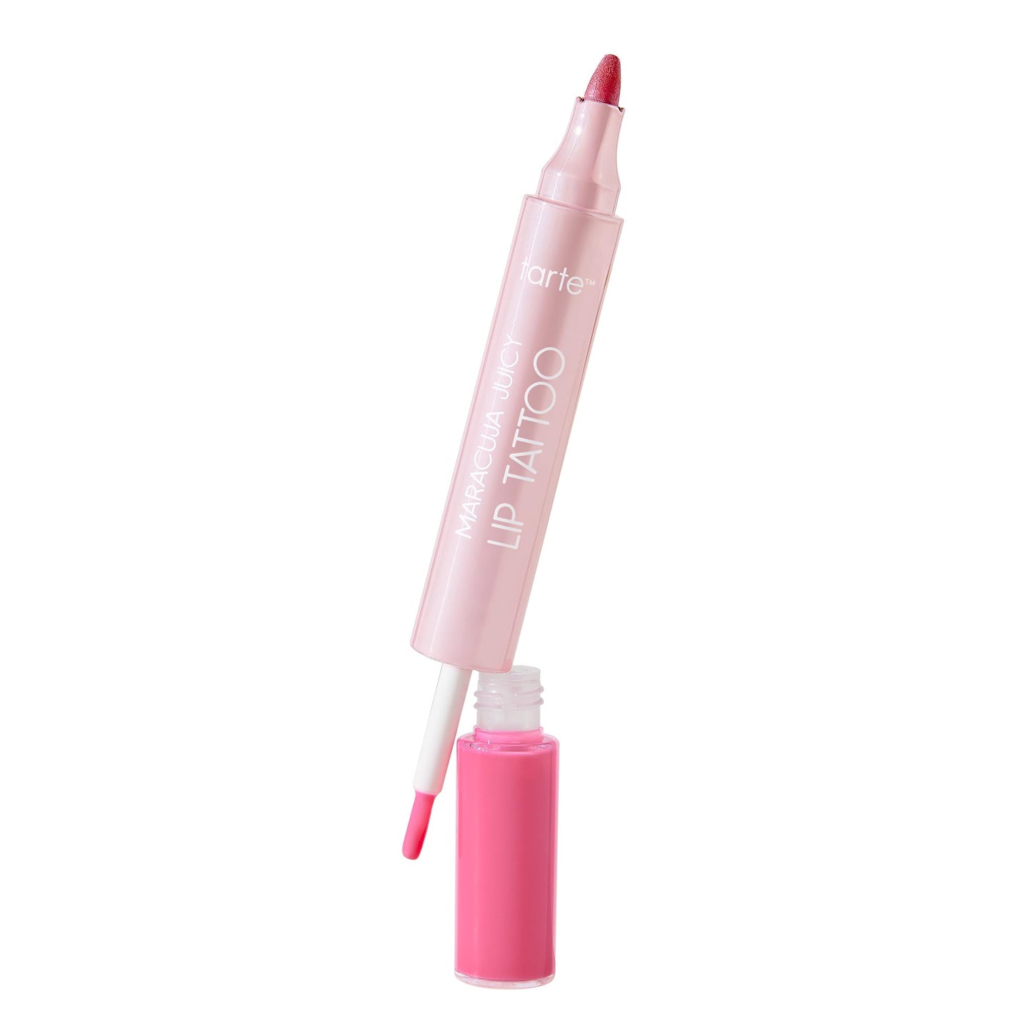 tarte maracuja juicy lip tattoo - Transfer Proof Lip Stain Tint & Nourishing Gloss Combo, 2 in 1 Lipgloss Makeup with Hyaluronic Acid and Vitamin E
