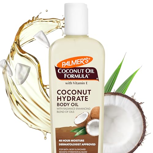Palmer's Coconut Oil Formula Body Oil, Body Moisturizer with Green Coffee Extract, Bath Oil for Dry Skin, 8.5 Ounces (Pour Cap) Beauty and Personal Care Palmer's Default Title
