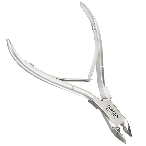 Professional Cuticle Trimmer Nail Cuticle Cutter Stainless Steel Cuticle Nippers with Sharp Blades of Cuticle Remover Clippers Manicure Tools Double