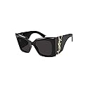 Saint Laurent Women's Sl M119 Blaze Sunglasses, Black, One Size