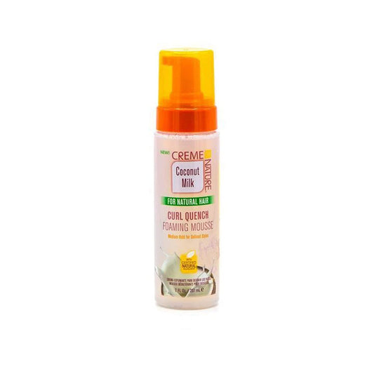 Creme of Nature Coconut Milk Curl Quench Foaming Mousse 7 Ounce (207ml)