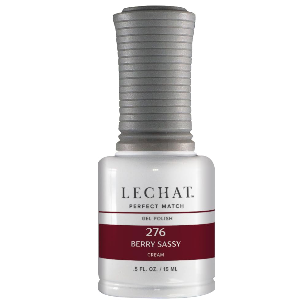 LECHAT Perfect Match Gel Polish, Berry Sassy, 0.5 fluid_ounces Beauty & Personal Care LECHAT