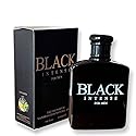 BLACK INTENSE for Men Eau de Parfum for Men - 3.4 Fl Oz - Perfect blend of Sage, Lemon and Absinthe for a Sophisticated Scent