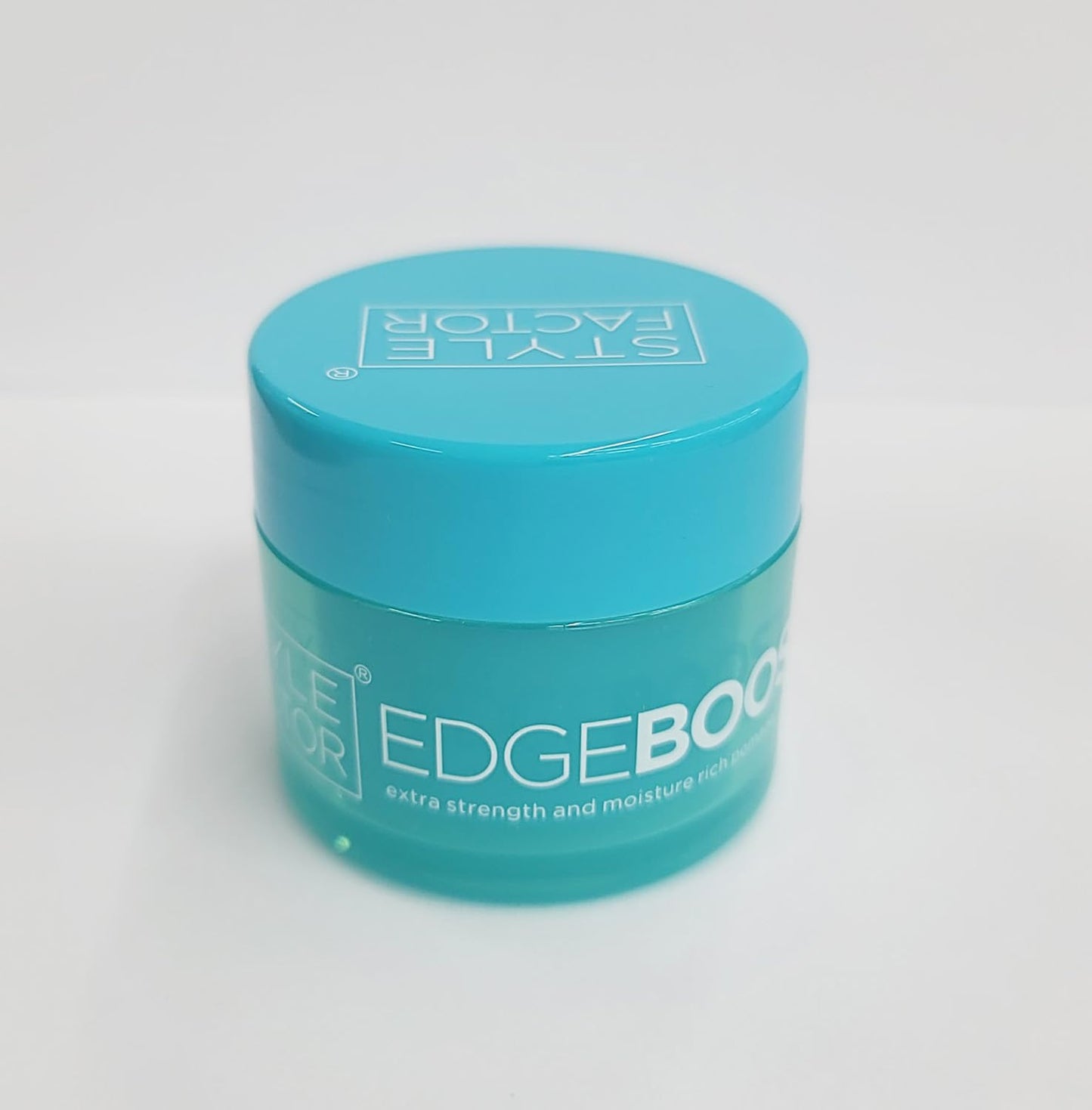 Style Factor Edge Booster Extra Strength and Moisture Rich Pomade 0.85oz Mini Travel Size (0.85oz, Pack of 1, Turquenite)