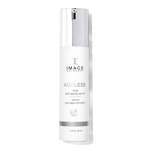 IMAGE Skincare, AGELESS Total Serum, AHA Anti-Aging Face Serum with Peptides to Firm, Hydrate, Smooth Wrinkles and Even Tone, 1.7 fl oz