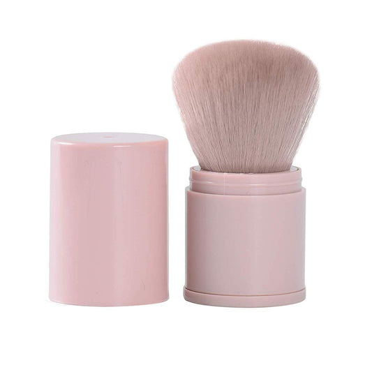 RN BEAUTY Retractable Kabuki Brushes Foundation Brush Blush Brush Bronzer Brush Face Blender Brush Professional Powder Mineral Blending Buffing Makeup