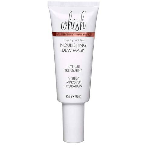 Whish Nourishing Dew Face Mask with Rose Hip Oil and Lotus Oil, Face Moisturizer, Anti Aging, Anti Inflammation, Improve Skin Hydration