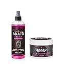 Nicole & Alyssa - Braid Spray and Braid Styling Gel Combo (9.5oz (Spray) + 7.9oz (Gel))