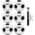Biggz (6 Pack) Premium Classic Soccer Balls Size 5
