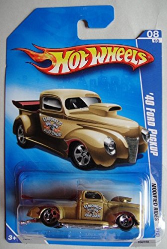 Hot Wheels 2009 Modified Rides, Gold '40 Ford Pickup 164/190 ()