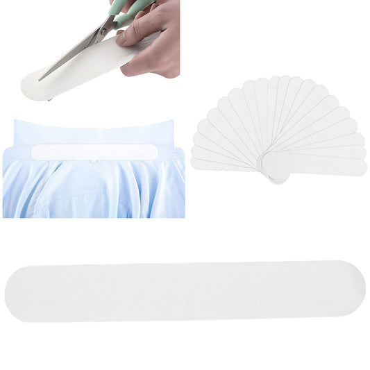 Disposable Collar Protectors for Men & Women - 20-Pack White Sweat-Absorbing Collar Liners, Non-Slip Neck Pads to Prevent Stains, Odor & Shirt Collar Beauty and Personal Care YUYTE