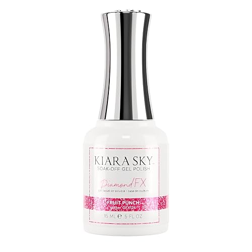 KIARA SKY Diamond FX Reflective Gel Polish (Fruit Punch) Beauty & Personal Care KIARA SKY
