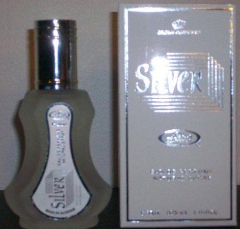 Silver - Al-Rehab Eau De Natural Perfume Spray - 35 ml (1.15 fl. oz)- 6 pack Beauty & Personal Care Al-Rehab