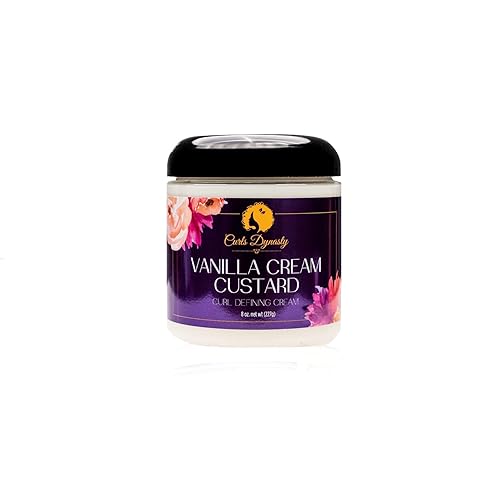Vanilla Cream Custard Curl Defining Cream |Defines, Smooths And Protects