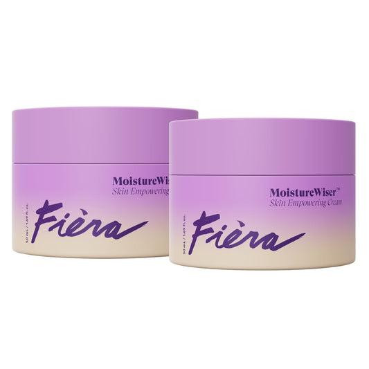 FIÈRA MoistureWiser - Anti-Aging Face Moisturizer for Mature Skin - Hydrating Face Cream with Peptides to Firm & Smooth - Facial Moisturizer & Skin