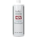 ForPro Expert 40 Volume Crème Developer, 32 Fl Oz - for Hair Lightening, Gray Coverage & Color Deposit with Maximum Lift
