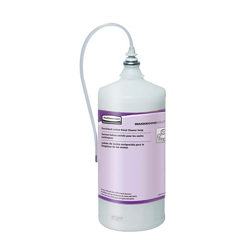 Rubbermaid Commercial Products OneShot Green Seal Certified Lotion Hand Soap Refill, 800mL, Compatible with RCP's Touchless OneShot Lotion Dispensers