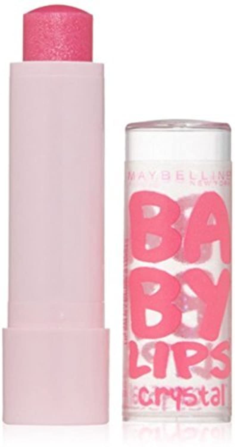 Maybelline New York Baby Lips Crystal Lip Balm, Pink Quartz [140] 0.15 oz (Pack of 2)
