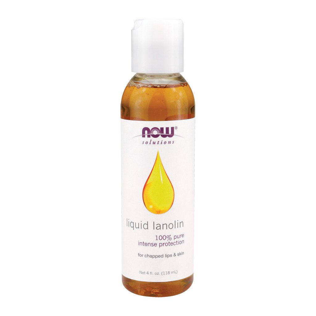 Now Foods Liquid Lanolin 100% Pure - 4 oz 3 Pack