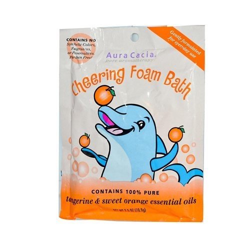 Foaming Bath Kids Foaming Bath Cheering 2.5 oz ( Value Bulk Multi-pack) Beauty and Personal Care Aura Cacia