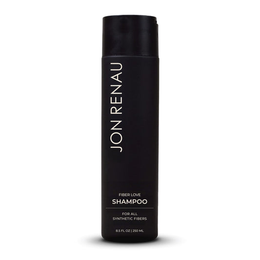 Jon Renau Fiber Love Shampoo, Paraben & Sulfate Free, Moisturizing and Gentle Cleanser for Synthetic Wigs and Hair Extensions, Safe for Colored Hair