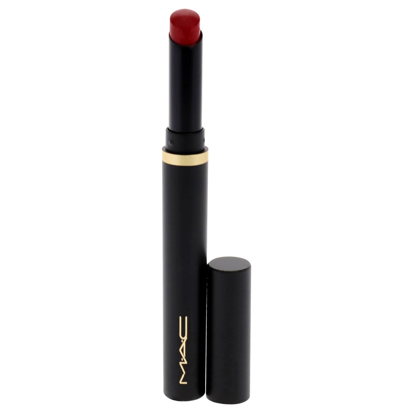 MAC Powder Kiss Velvet Blur Slim Stick - 889 Ruby New for Women - 0.07 oz Lipstick