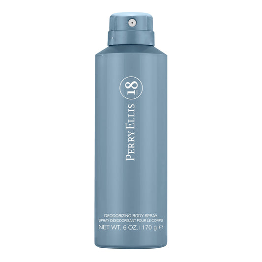 Perry Ellis 18 Body Spray for Men - Body Spray Cologne, EDT, All Over Men's & Boys Mist with Notes of Citrus, Marine, Woods & Sandalwood Fragrance - 6 Beauty & Personal Care Perry Ellis