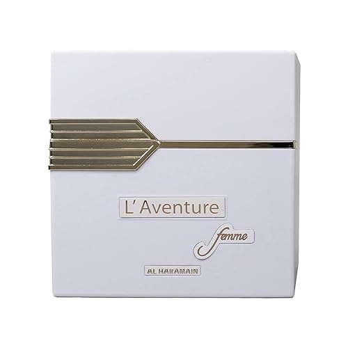 3.3 oz Eau De Parfum Spray Perfume for Women L'aventure Femme Perfume By Al Haramain Eau De Parfum Spray ?Elegant fragrance?