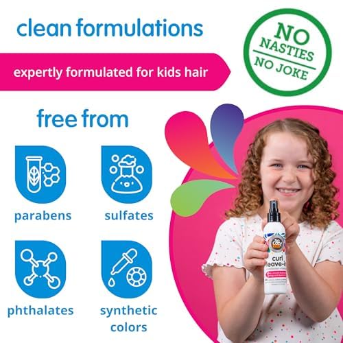 So Cozy Leave In Conditioner Spray (8 Fl Oz) Paraben-Free Detangler for Kids' Curly Hair, Deep Conditioner & Tangle-Free Curls, Gentle & Nourishing