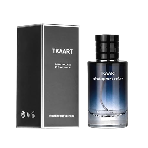 TKAART Cologne men's perfume, Eau de Toilette for Men, Fresh and lasting spray perfume lemon pepper base note cedar, Portablecologne for men 50ML (1