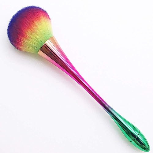 Large Powder Mineral Brush?Foundation Makeup Brush,Powder Brush and Blush Brush for Daily Makeup,Kabuki Makeup Brushes(Colorful) …