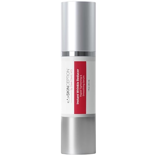 Skinception Instant Wrinkle Reducer - All-Natural Wrinkle Cream Smoothing for Fine Lines & Wrinkles - Fast-Acting Topical Anti-Aging Formula for a